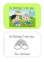 Spring mini book (3 pages) 