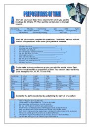 Prepositions of Time