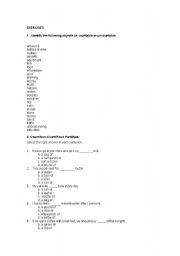 English worksheet: NOUNS