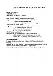 English Worksheet: teaching drama