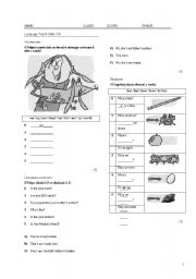 worksheet - test for primary
