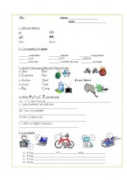 English worksheet: Personal objects