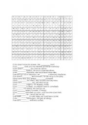 English worksheet: conditional