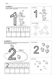 English Worksheet: numbers