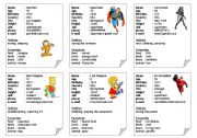 English Worksheet: ID cards (set of twelve - including blank template) 3 of 3