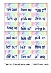 Two-Part (Phrasal) verbs