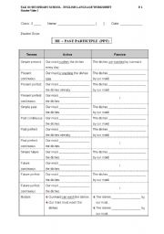 Passive Voice Worksheet