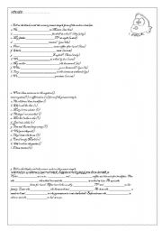 English Worksheet: present simple use