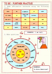 English Worksheet: To be