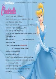 English Worksheet: Cinderella for listening quiz