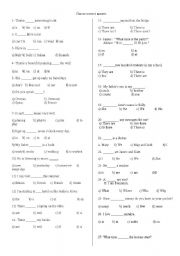 English Worksheet: quiz