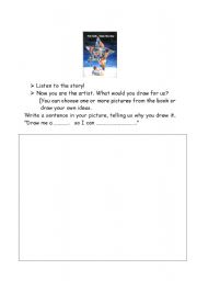 English Worksheet: Draw me a star, by Eric Carle: creating your own classbook and questioncards