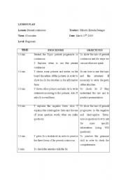 English worksheet: presentcontinuous