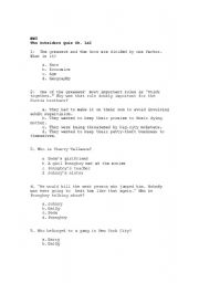 English Worksheet: 