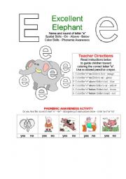 English Worksheet: ABC