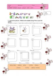 English Worksheet: Easter worksheet