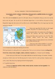 English Worksheet: Global Warming