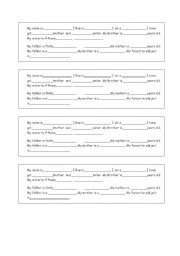 English worksheet: complete