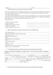 English Worksheet: adolescents starter