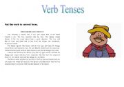 English worksheet: The farmer and a boy