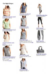 English Worksheet: Clothes for Women