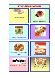 English Worksheet: Card - So too either neither