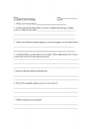 English Worksheet: Seedfolks Test