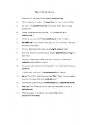 English worksheet: False Friends (Italian - English)