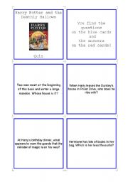 English Worksheet: Harry Potter and the Deathly Hallows: Quiz