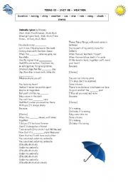 WEATHER - UMBRELLA LYRICS