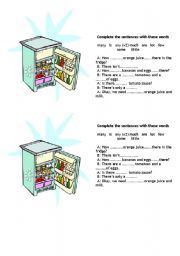 English Worksheet: Quantifiers