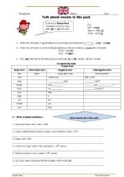 English Worksheet: Past tense