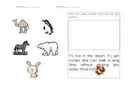 English Worksheet: Animals riddles 