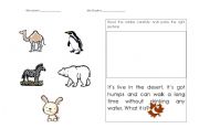 English worksheet: Animals riddles 