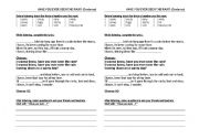 English Worksheet: Song Have you ever seen the rain? (Credence)