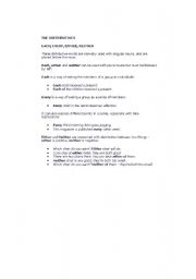 English Worksheet: the distributives