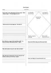 English Worksheet: Book Report Form