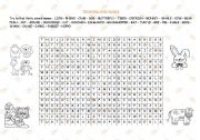 English worksheet: Animal Word Search