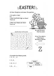 English Worksheet: Easter Time!