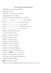 Where is my list? An easy Christmas play-theatre - ESL worksheet by  meljthomson