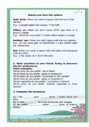 English Worksheet: CONNECTIVES