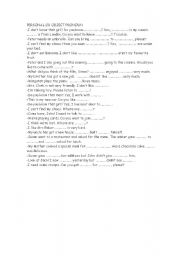English worksheet: subject object pronouns