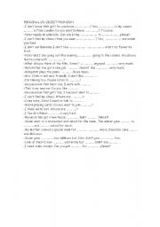 English Worksheet: subject object pronouns