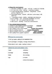 English Worksheet: test
