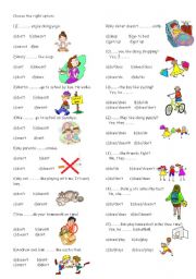 English Worksheet: Simple Present Tense