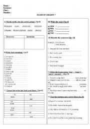 English Worksheet: workshhet for past simple