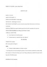 English Worksheet: describing people