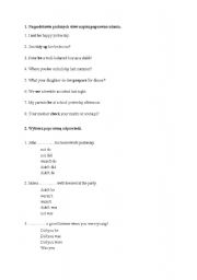 English Worksheet: present simple