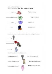 English worksheet: lesson planning singular and plural 2