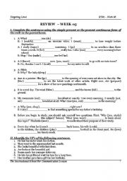 English Worksheet: TEST for Targeting Students